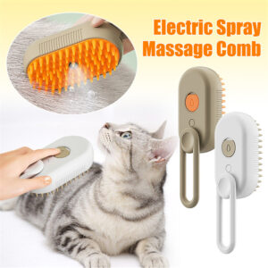 Now 3 In 1 Electric Spray Cat Hair Brushes For Massage Pet Grooming Comb Hair Removal Combs Pet Products Cat Steam Brush Steamy Dog Brush